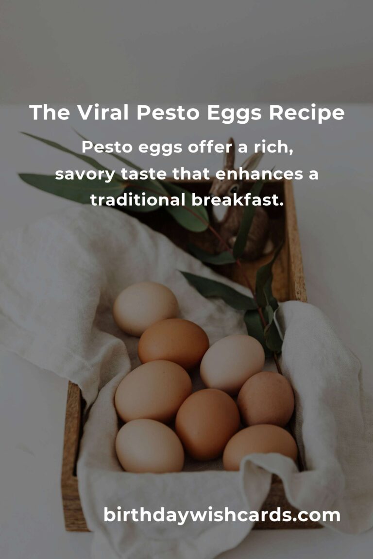 Pesto Eggs Recipe That Broke the Internet: A Delicious Breakfast Revolution