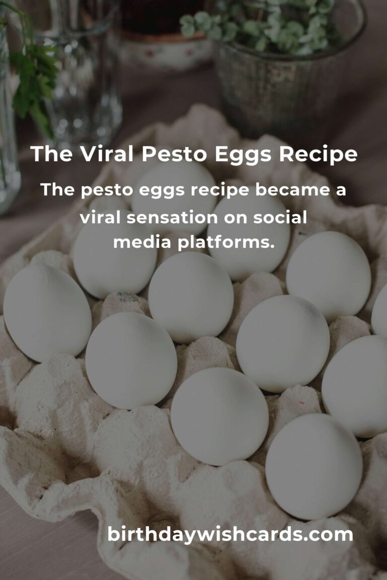 Pesto Eggs Recipe That Broke the Internet: A Delicious Breakfast Revolution