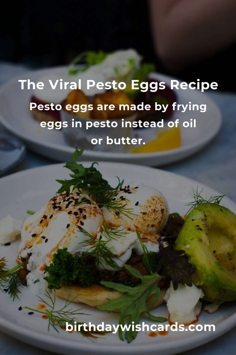 Pesto Eggs Recipe That Broke the Internet: A Delicious Breakfast Revolution