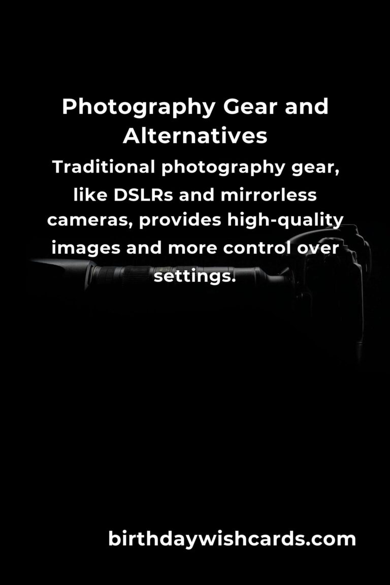 Photography Gear vs Alternatives: Which is Better for Your Creative Journey?