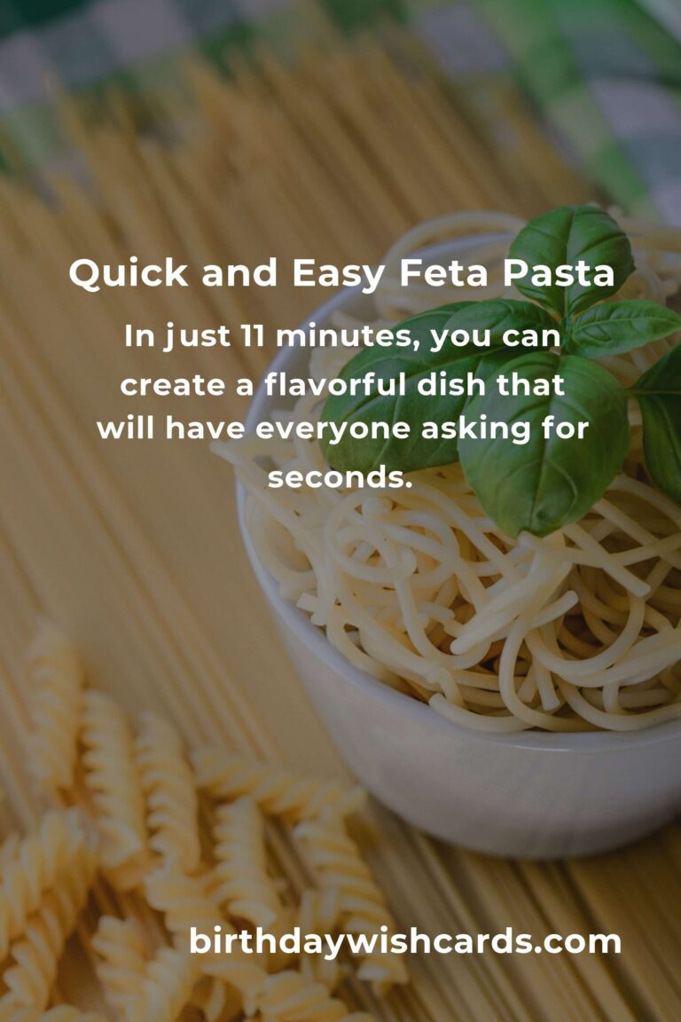 Quick & Easy Feta Pasta in Under 11 Minutes