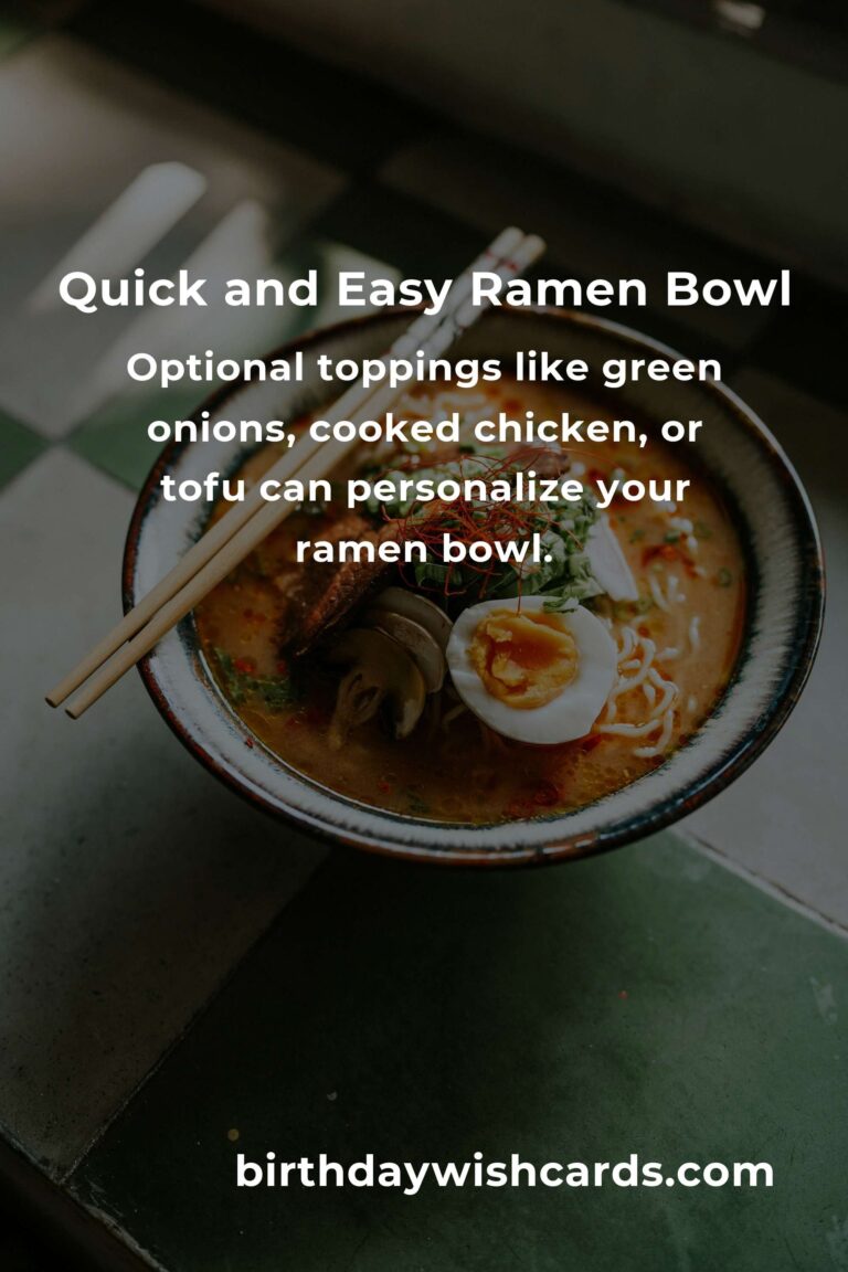 Quick & Easy Ramen Bowl in Under 7 Minutes: Ultimate Guide