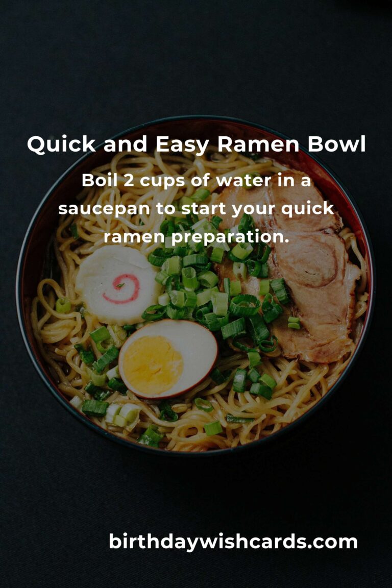 Quick & Easy Ramen Bowl in Under 7 Minutes: Ultimate Guide