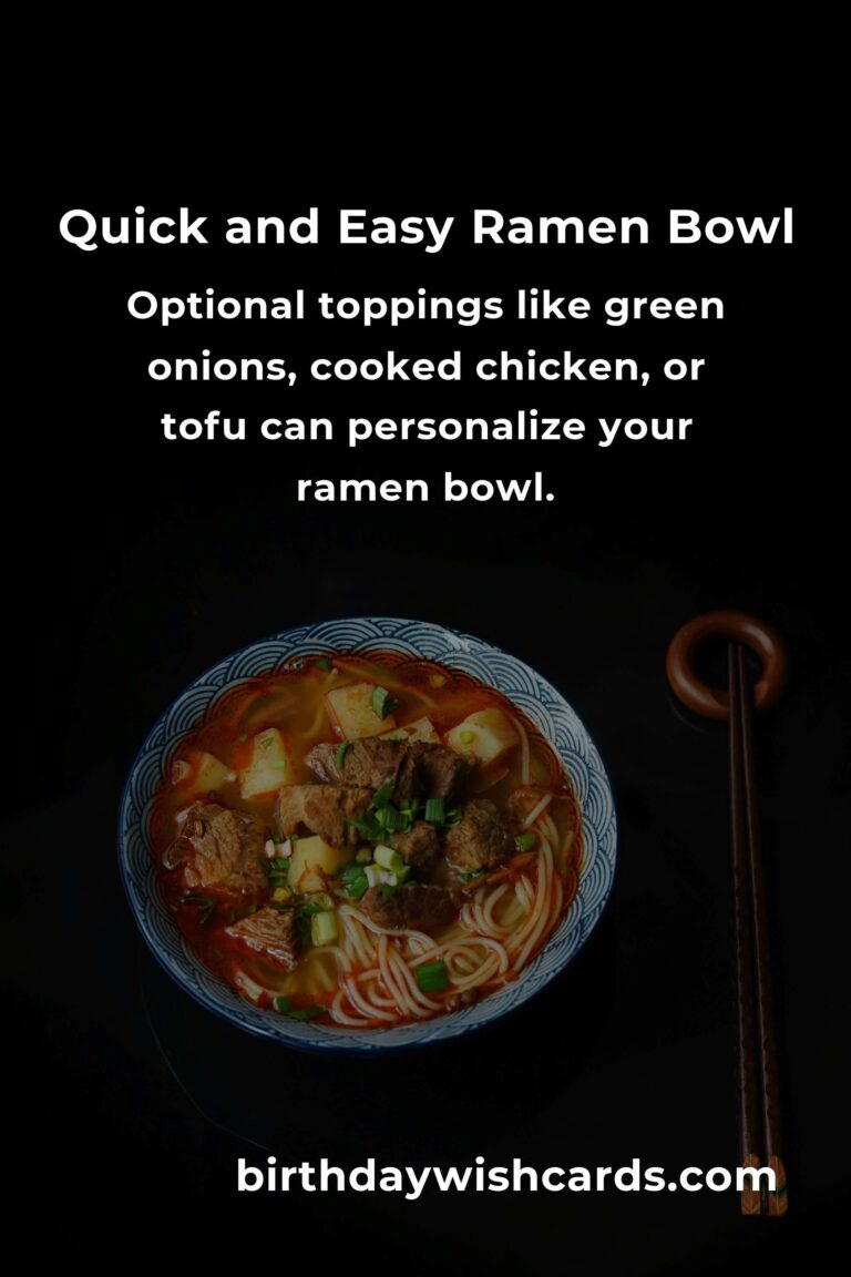 Quick & Easy Ramen Bowl in Under 7 Minutes: Ultimate Guide