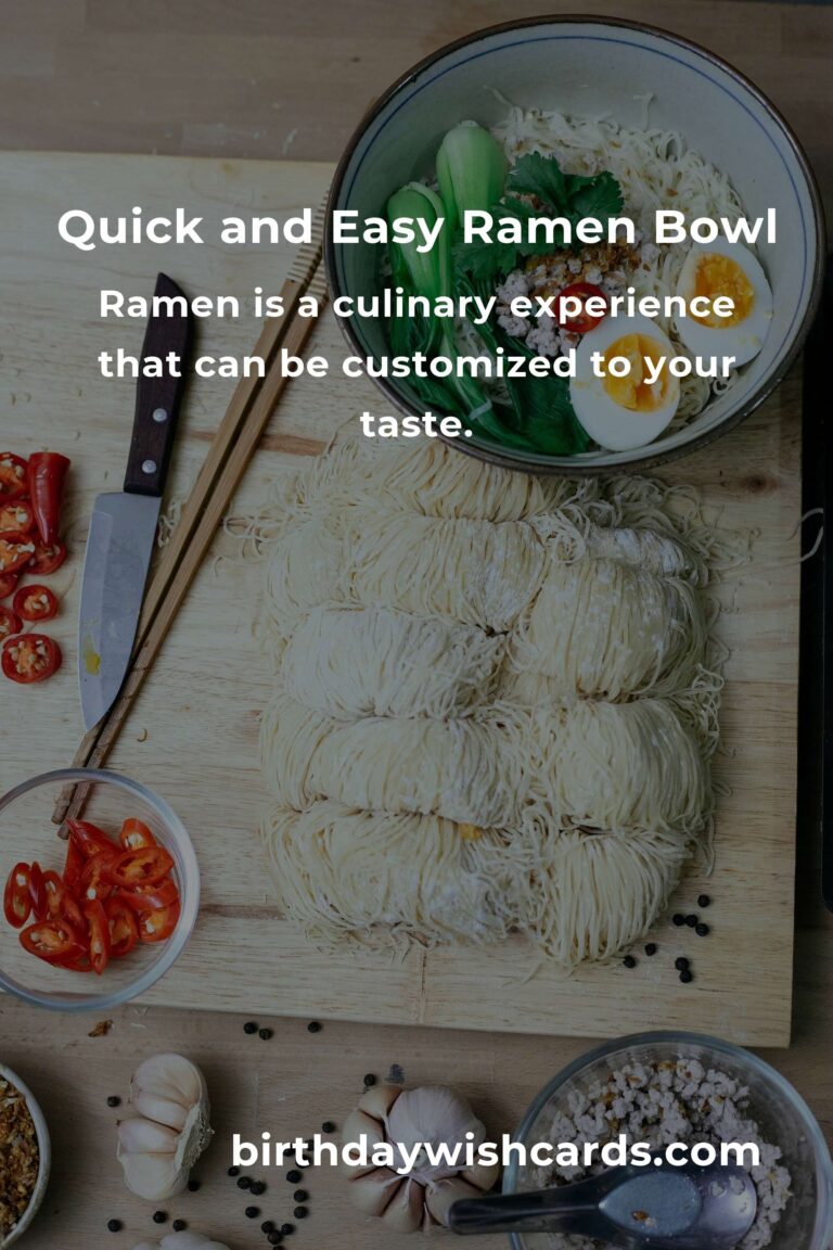 Quick & Easy Ramen Bowl in Under 7 Minutes: Ultimate Guide