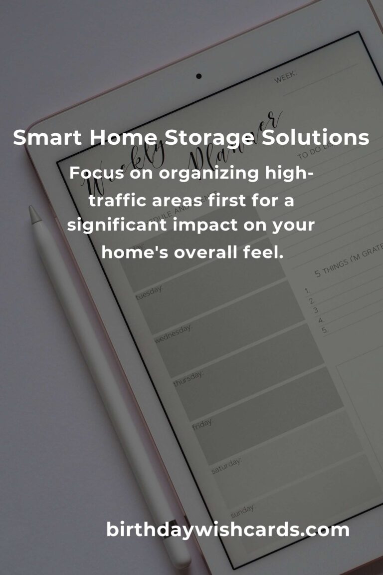 Quick and Effective Home Organization Tips