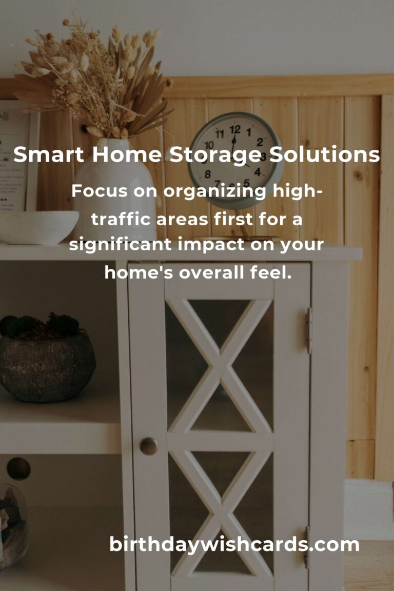 Quick and Effective Home Organization Tips