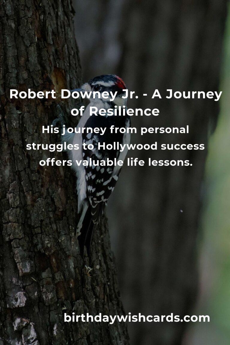 Robert Downey Jr. Birthday Tribute: Life Lessons and Inspiration