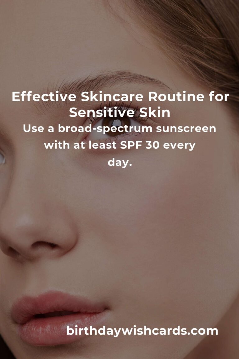 Skincare Routine for Sensitive Skin: Step-by-Step Guide