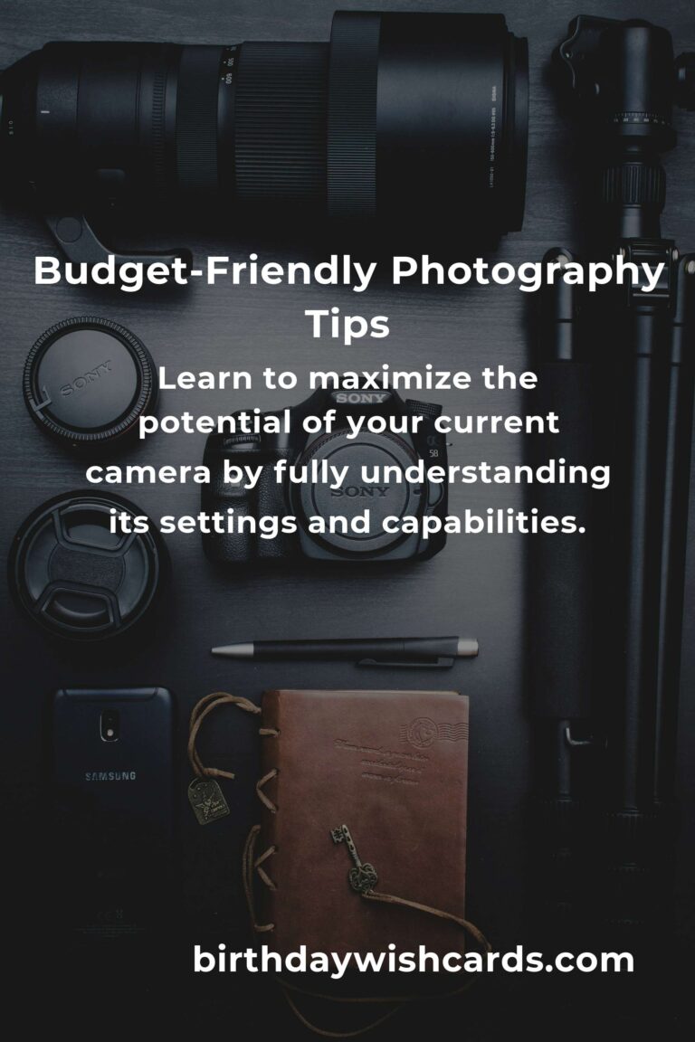 Solving Common Budget-Friendly Photography Fundamentals Problems