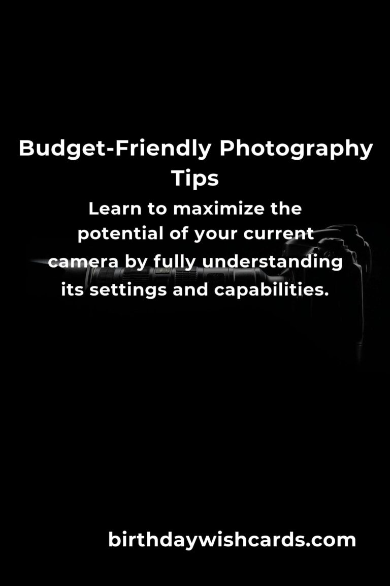 Solving Common Budget-Friendly Photography Fundamentals Problems