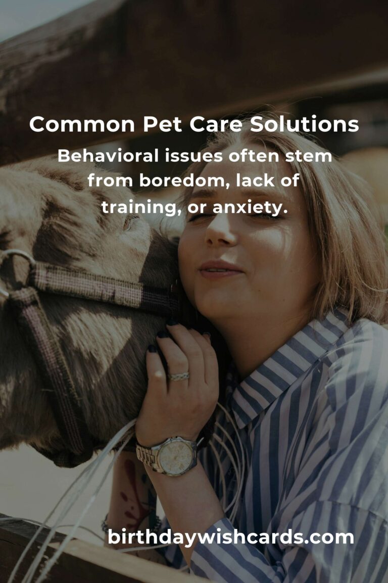 Solving Common Easy Pet Care Problems: Expert Tips for Happy Pets