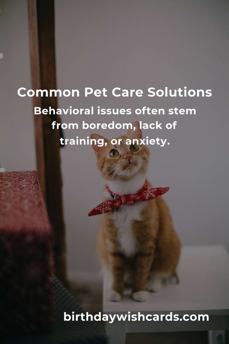 Solving Common Easy Pet Care Problems: Expert Tips for Happy Pets