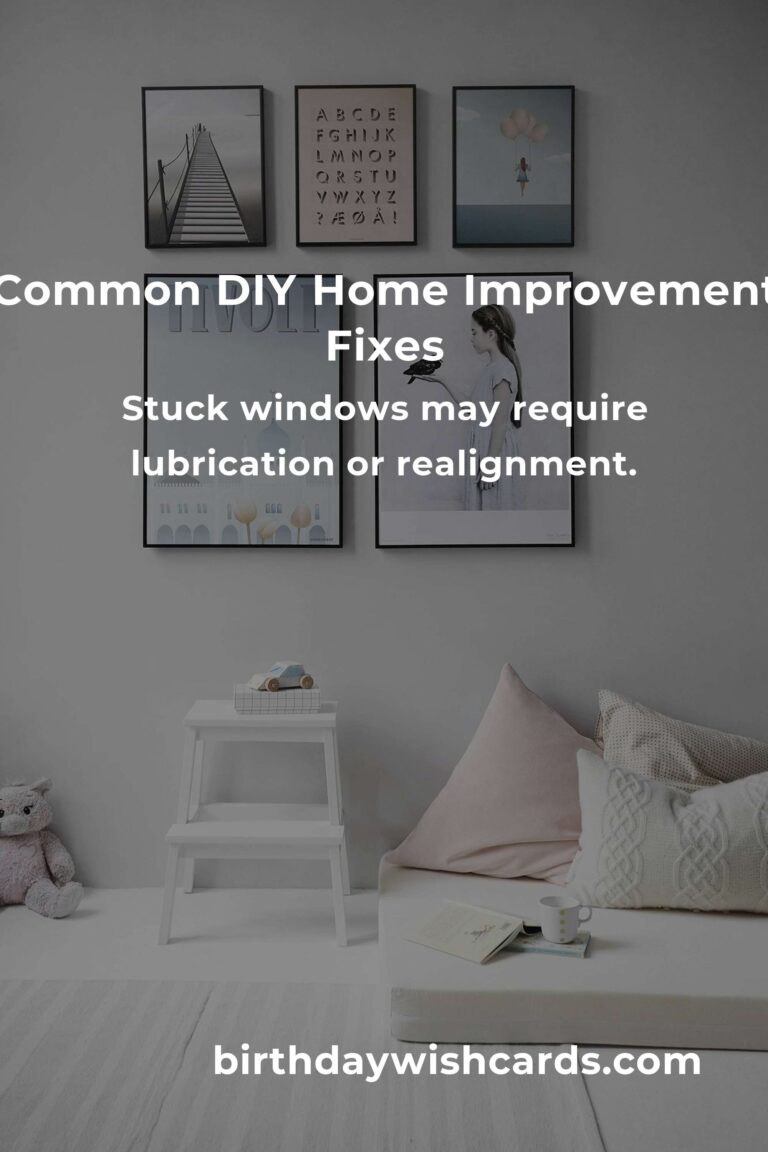 Solving Common Quick DIY Home Improvement Problems