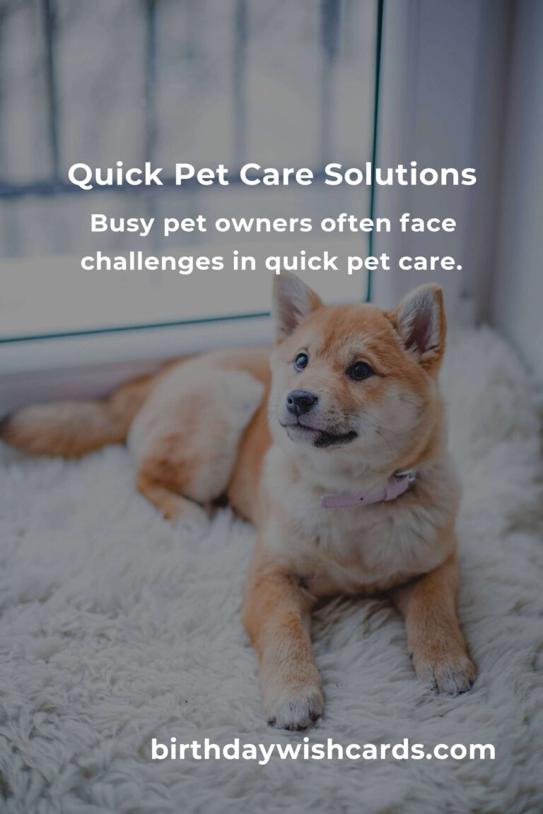 Solving Common Quick Pet Care Problems: Tips for Busy Pet Owners