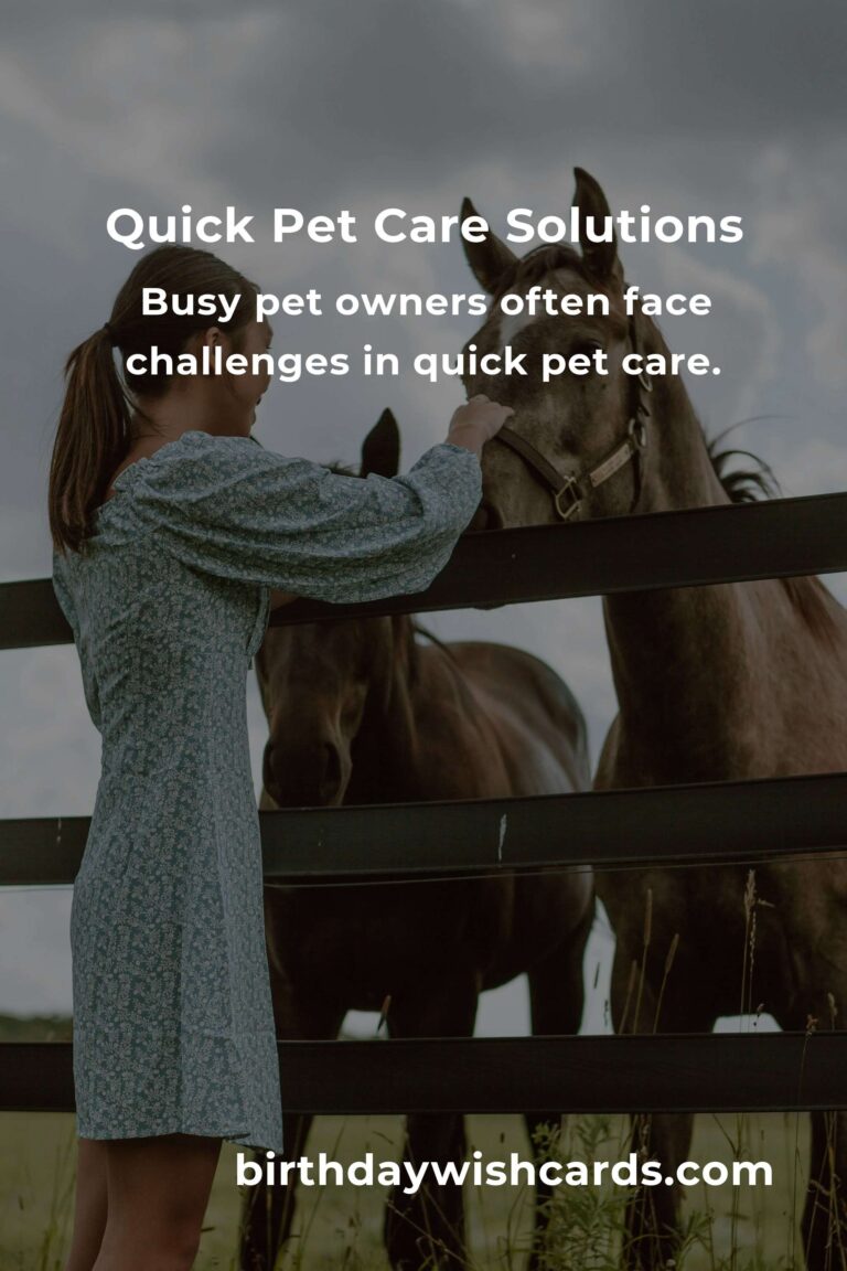 Solving Common Quick Pet Care Problems: Tips for Busy Pet Owners