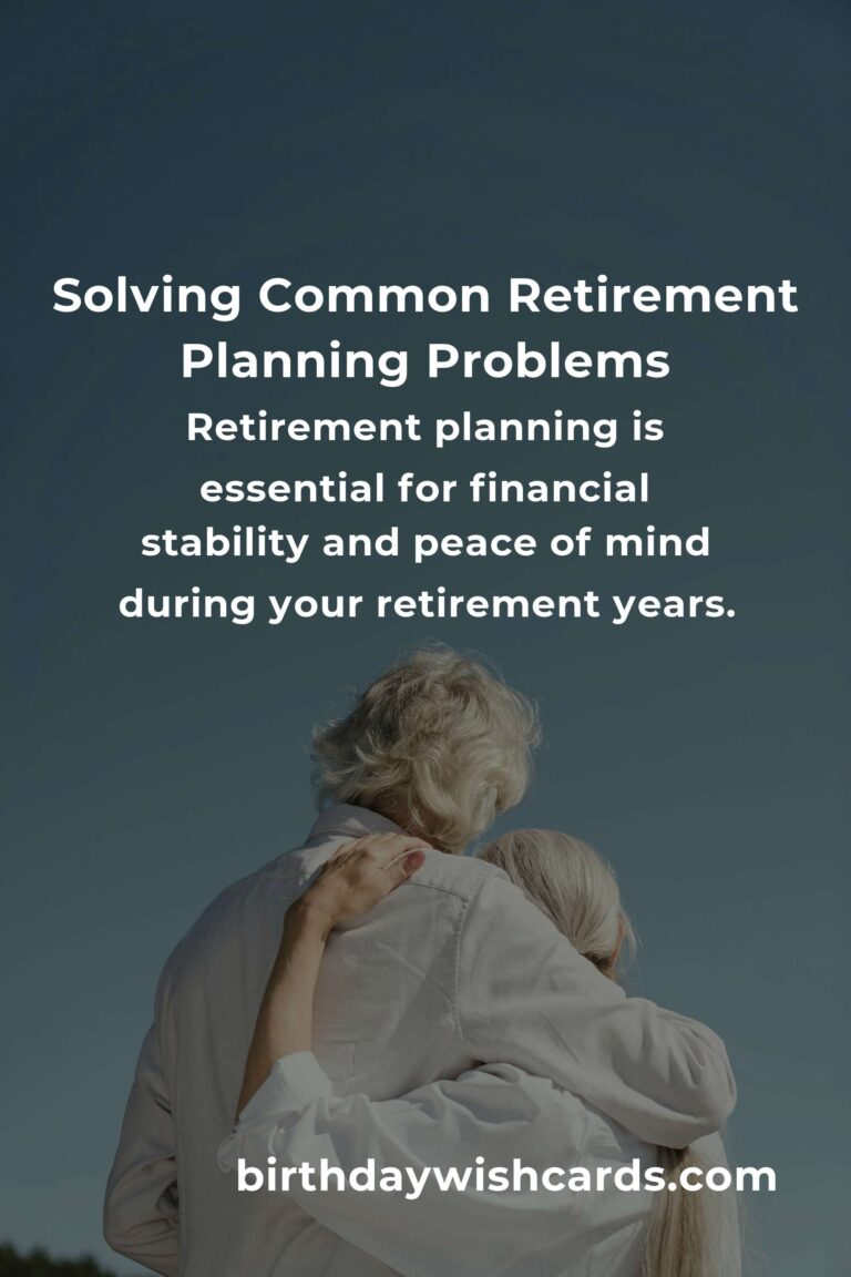 Solving Common Quick Retirement Planning Problems Effectively