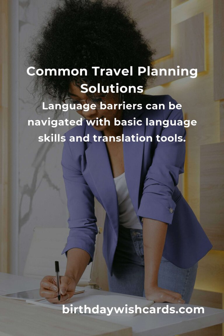 Solving Common Travel Planning Blueprints Problems