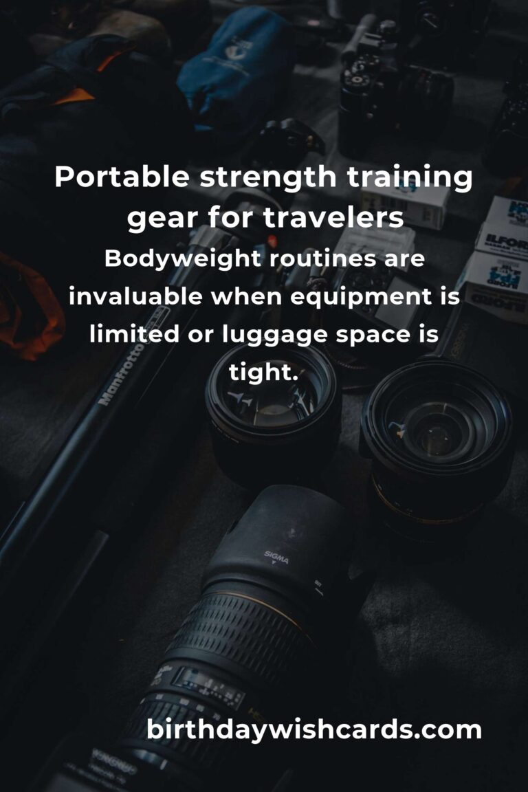 Strength Training Equipment Guide for Digital Nomads: Stay Fit On The Go