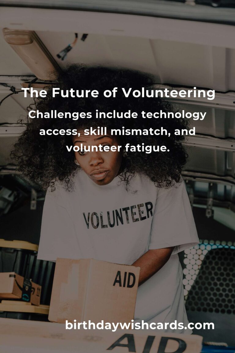 The Future of Advanced Volunteering: Opportunities and Challenges