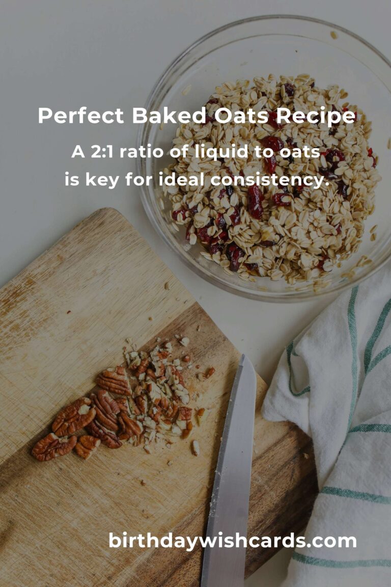 The Secret to Perfect Baked Oats Every Time