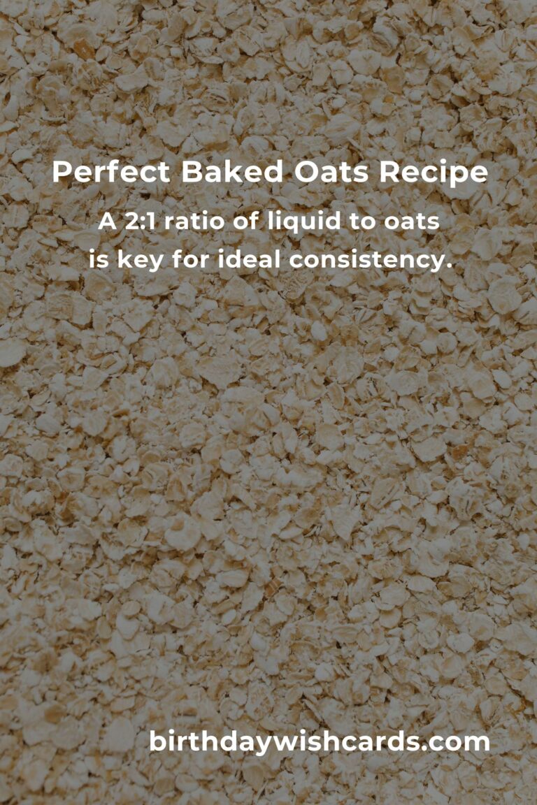 The Secret to Perfect Baked Oats Every Time