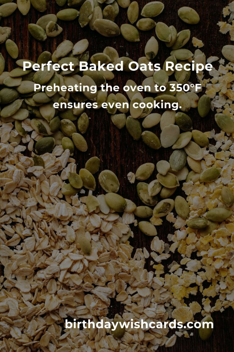 The Secret to Perfect Baked Oats Every Time