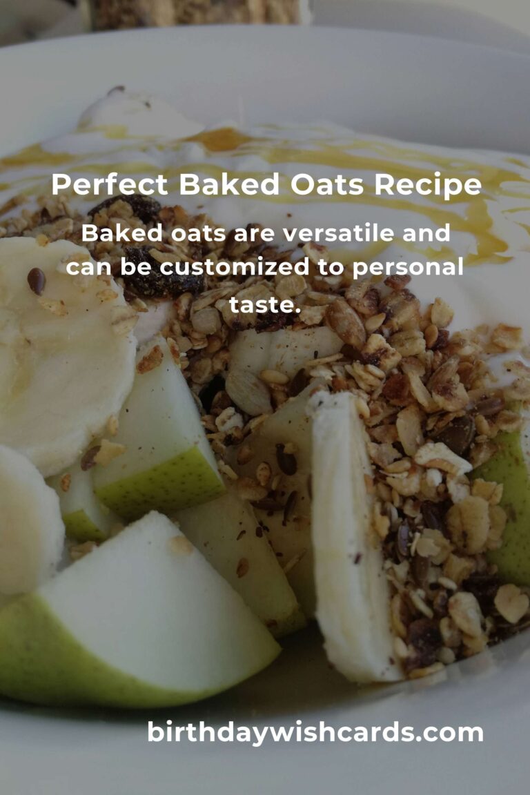 The Secret to Perfect Baked Oats Every Time