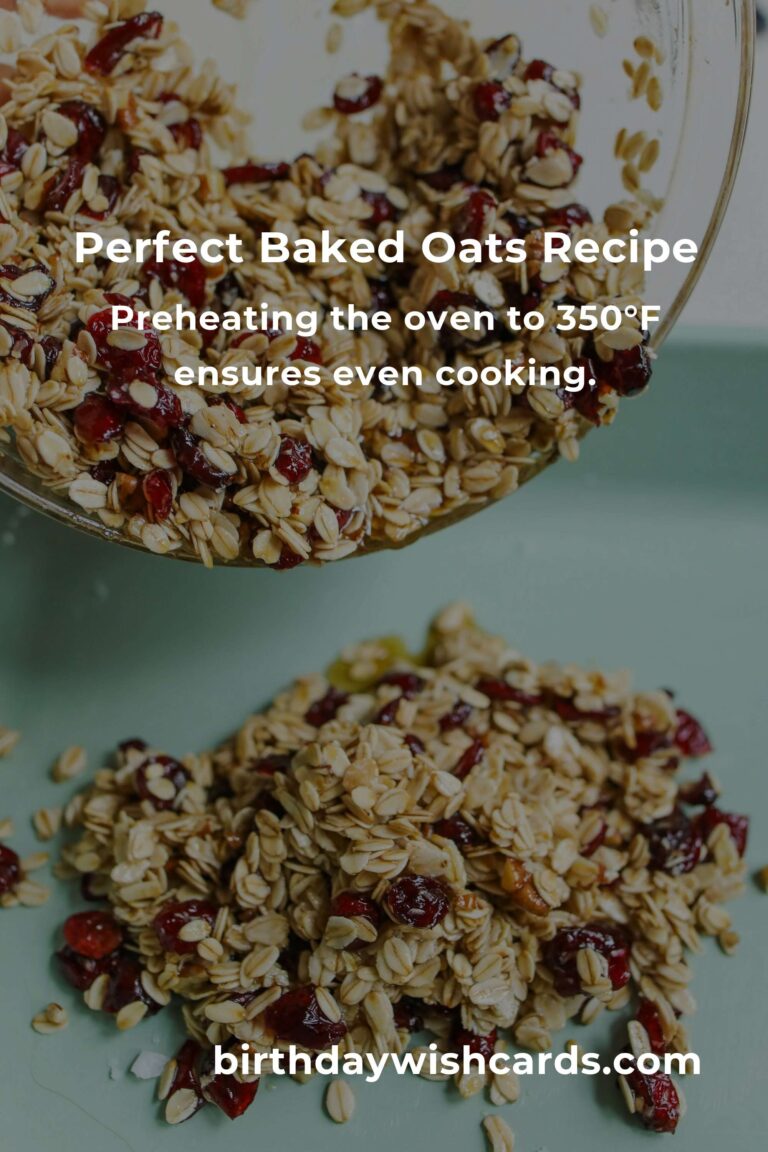 The Secret to Perfect Baked Oats Every Time