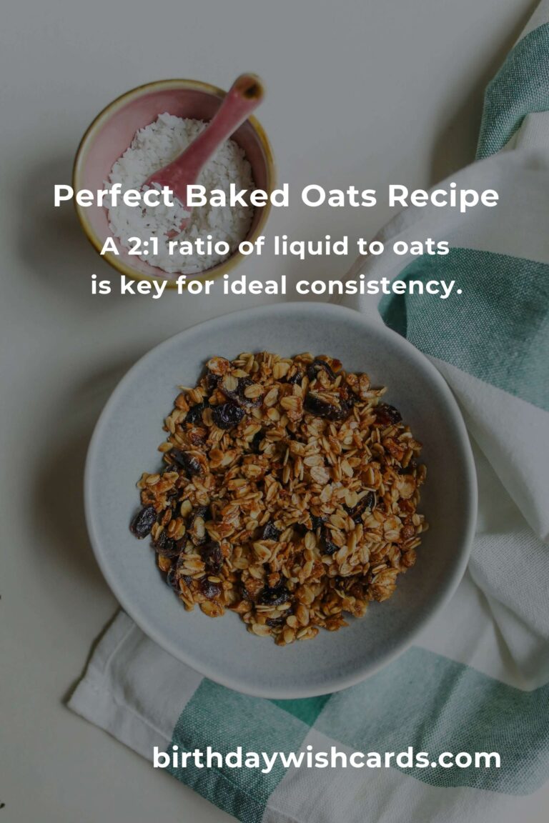 The Secret to Perfect Baked Oats Every Time