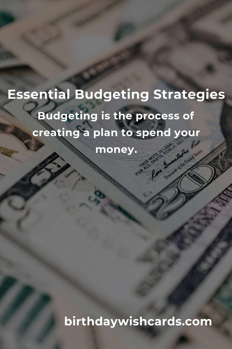 The Ultimate Guide to Budgeting: Master Your Finances