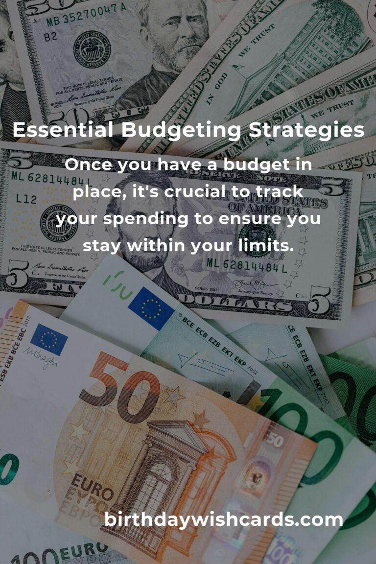 The Ultimate Guide to Budgeting: Master Your Finances