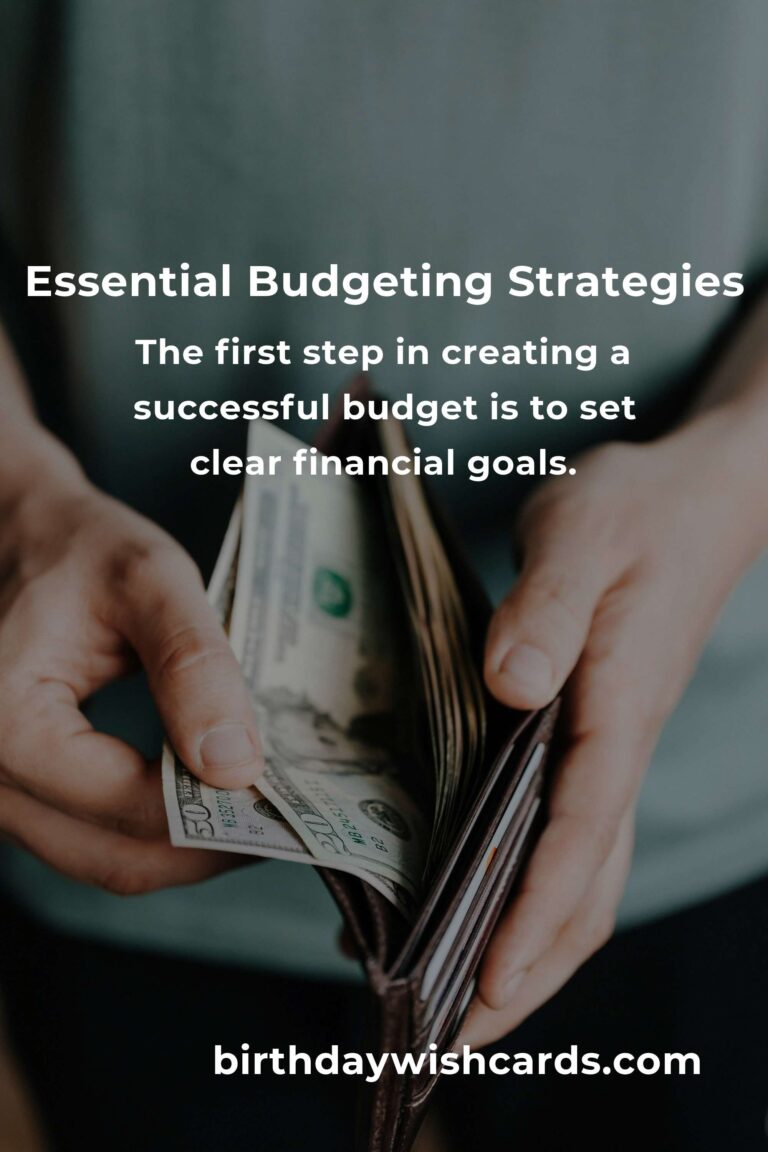 The Ultimate Guide to Budgeting: Master Your Finances