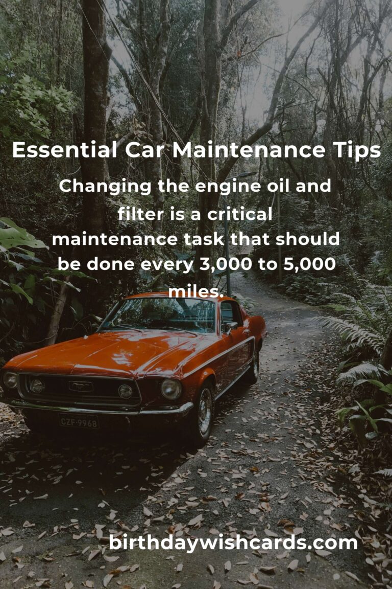 The Ultimate Guide to Car Maintenance: Tips and Techniques
