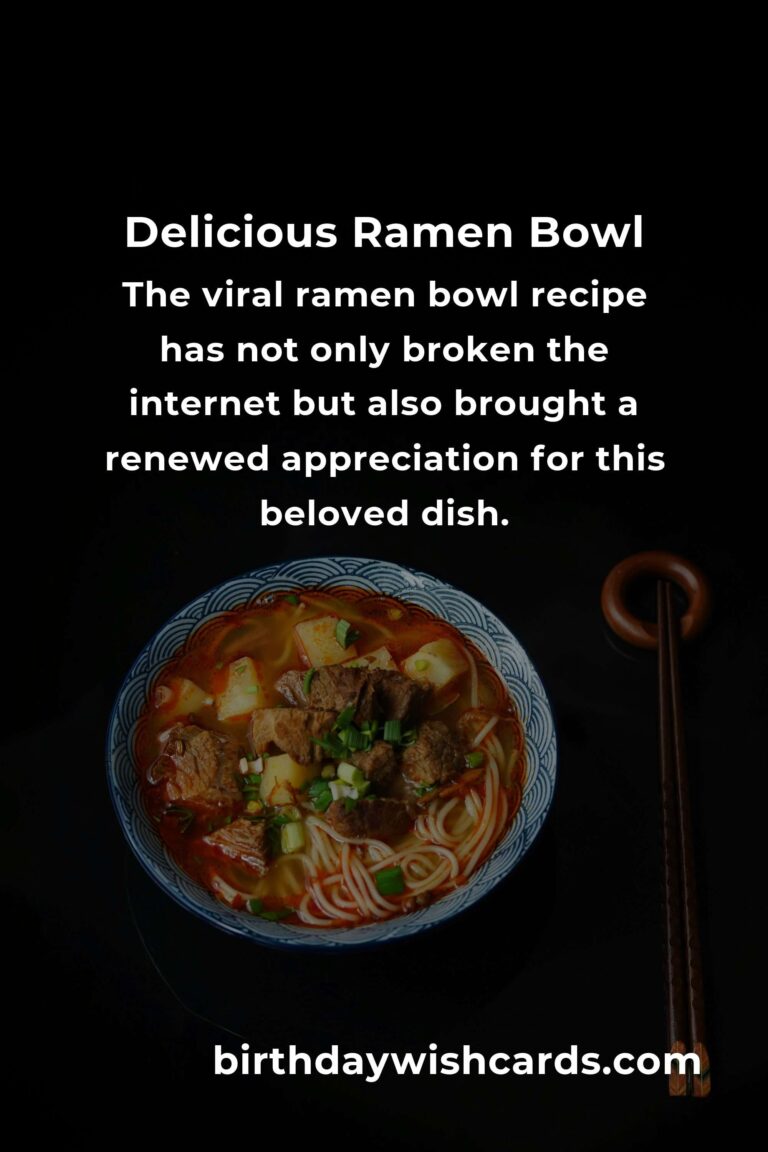 The Viral Ramen Bowl Recipe That Took the Internet by Storm