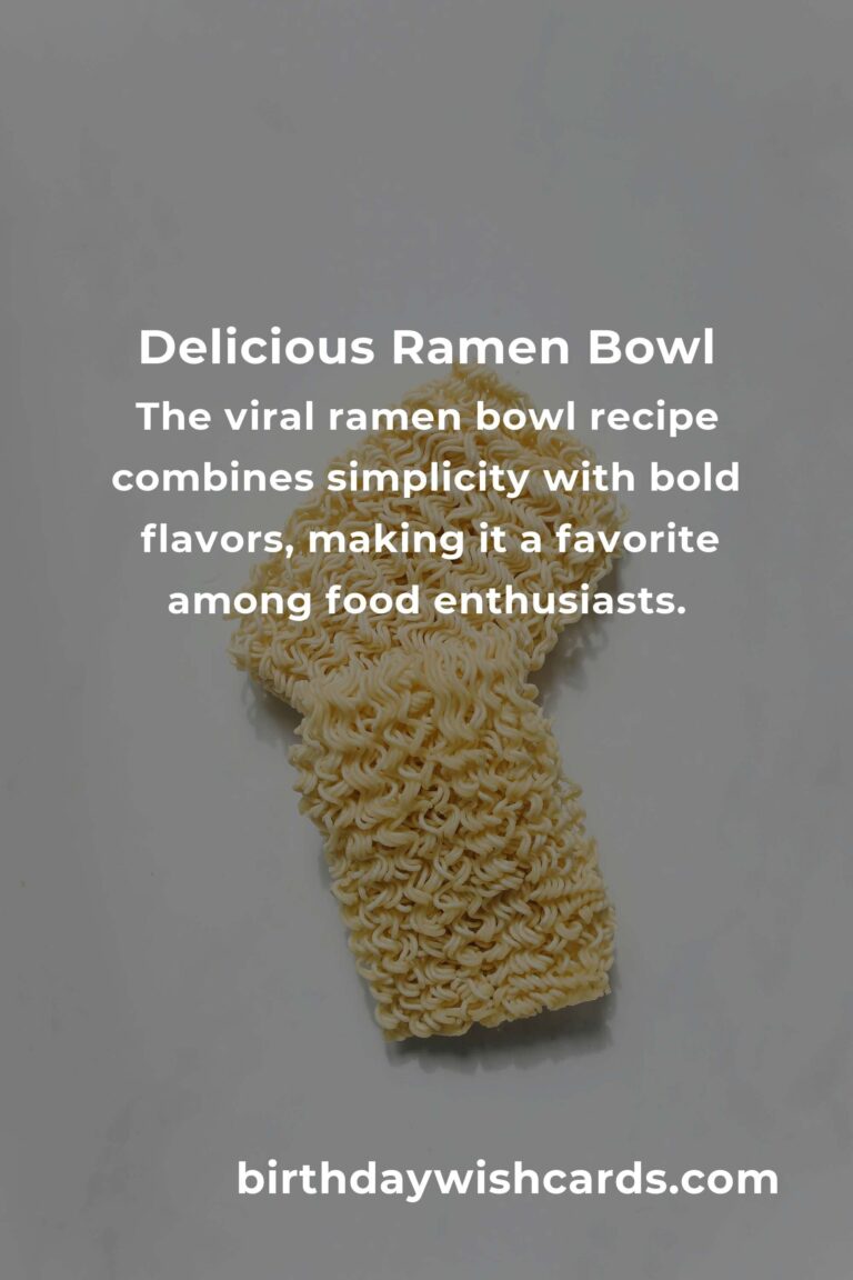 The Viral Ramen Bowl Recipe That Took the Internet by Storm