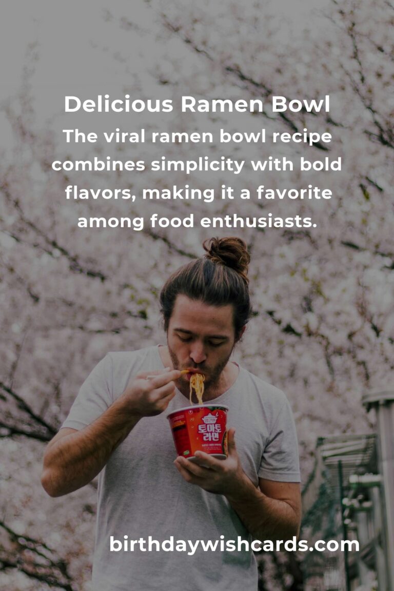 The Viral Ramen Bowl Recipe That Took the Internet by Storm