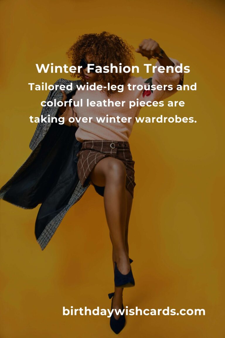 Top 13 Fashion Trends for Winter 2025: Elevate Your Wardrobe Style