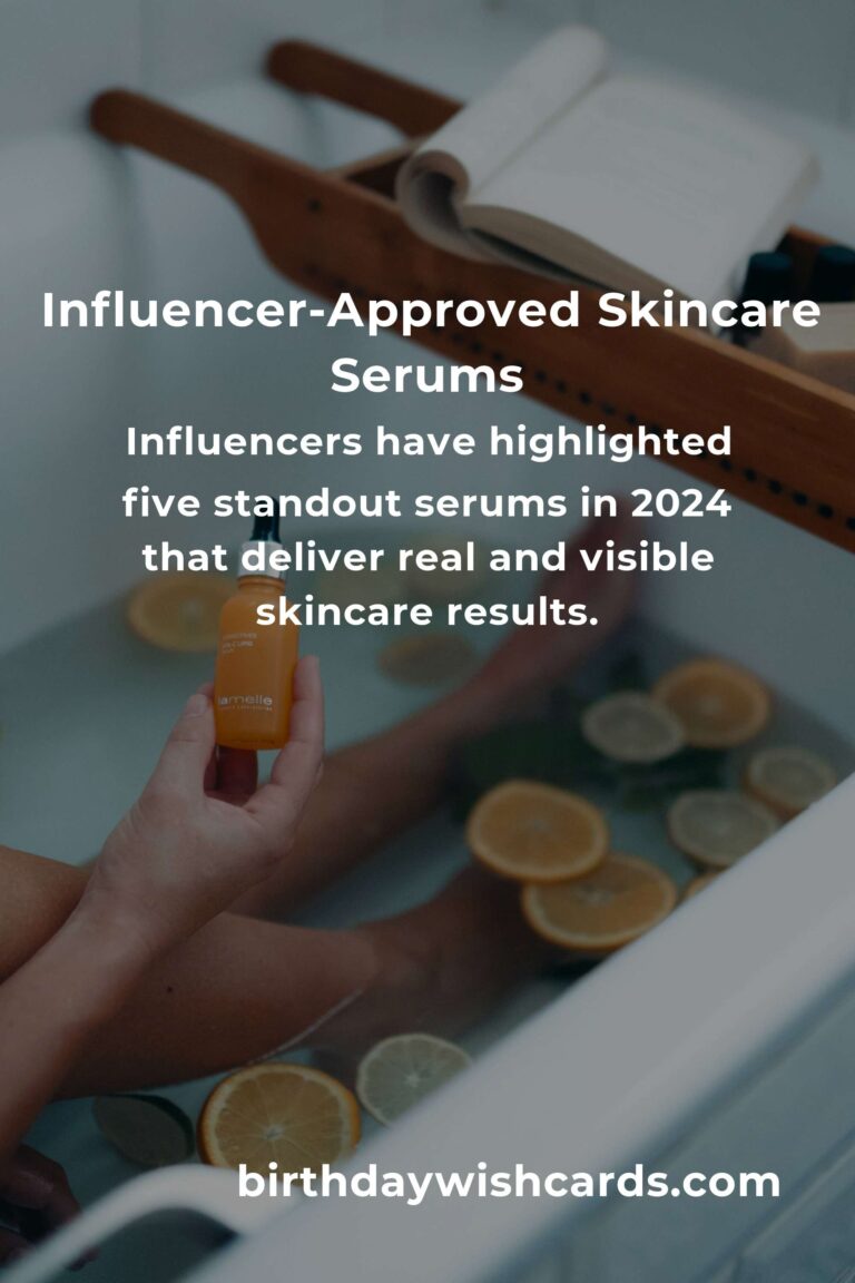Top 5 Influencer-Approved Serums You Must Try in 2024