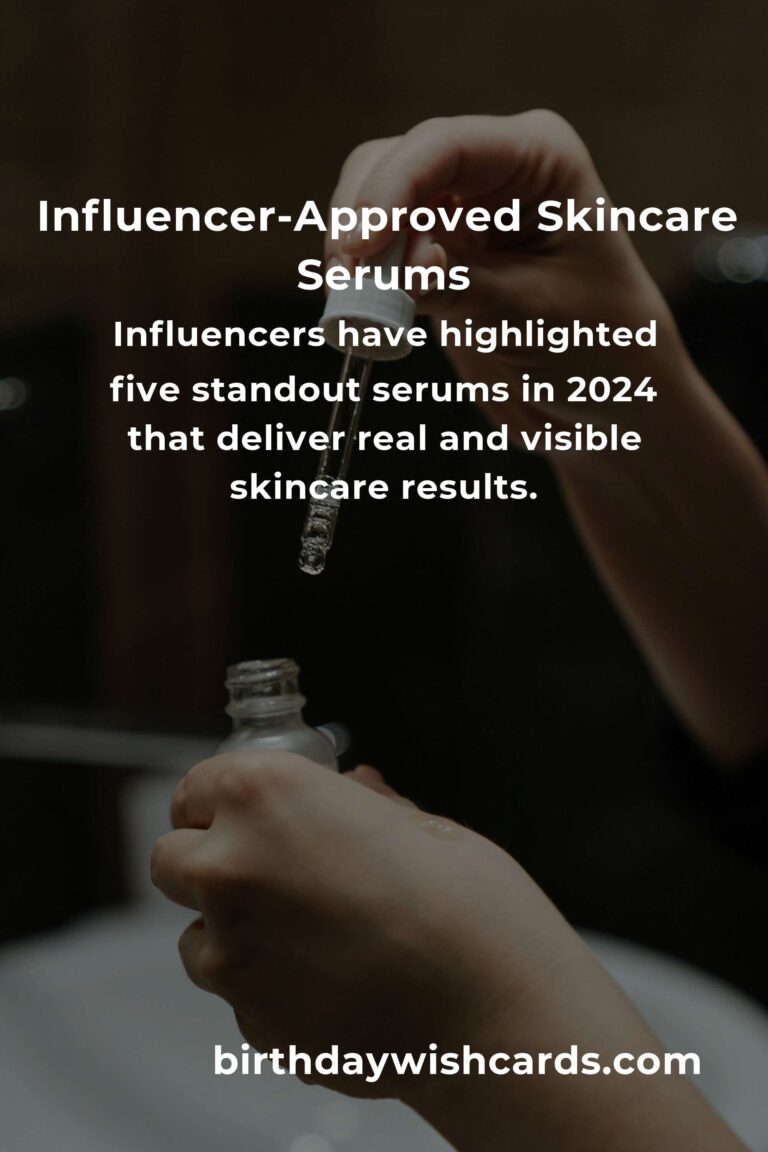 Top 5 Influencer-Approved Serums You Must Try in 2024