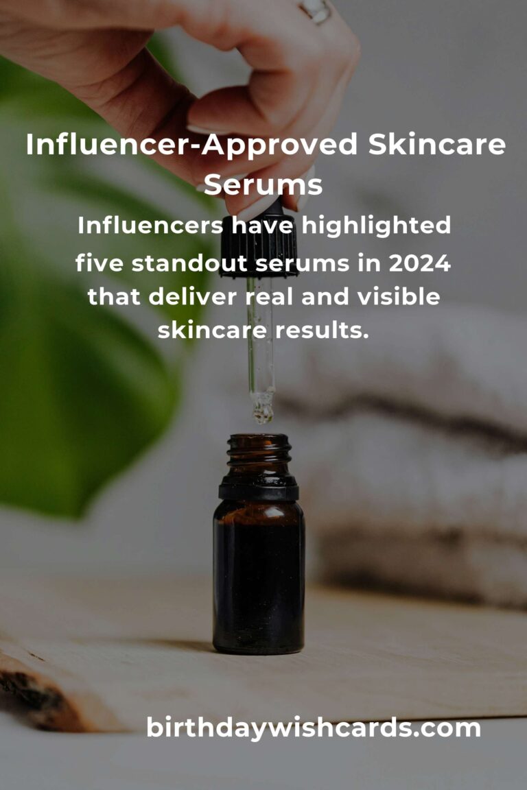 Top 5 Influencer-Approved Serums You Must Try in 2024