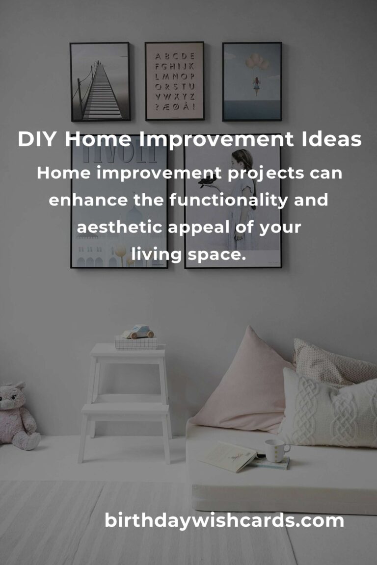 Top 7 DIY Home Improvement Ideas to Transform Your Space