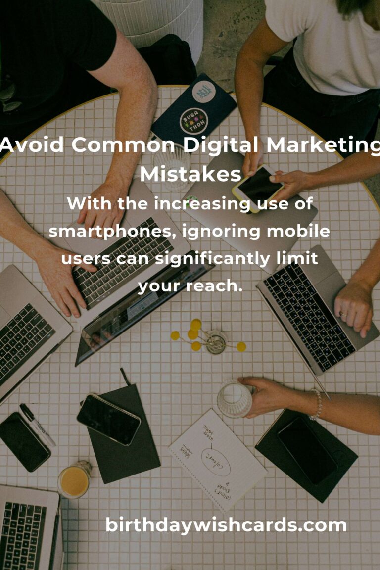 Top Mistakes in Digital Marketing Ideas and How to Avoid Them