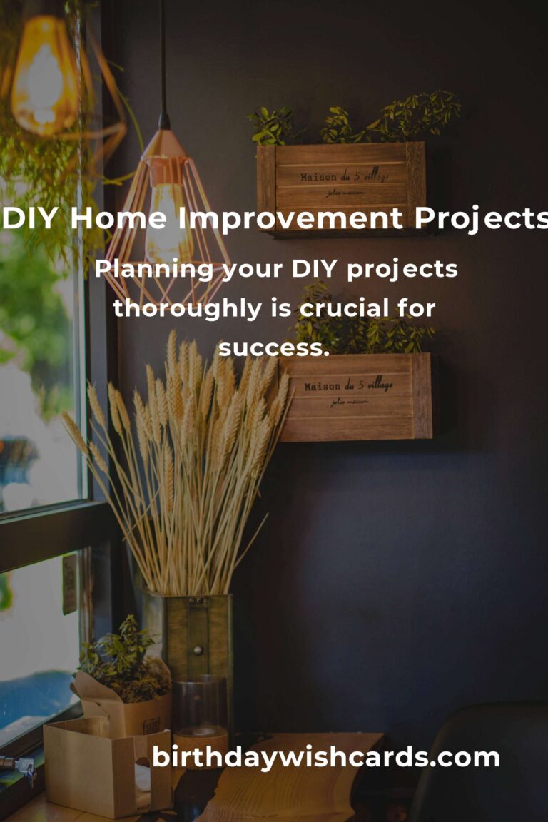 Transform Your Life with DIY Home Improvement Projects