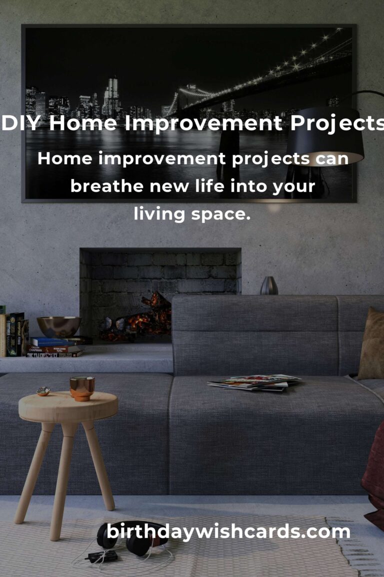 Transform Your Life with DIY Home Improvement Projects