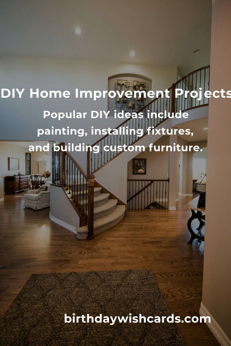 Transform Your Life with DIY Home Improvement Projects