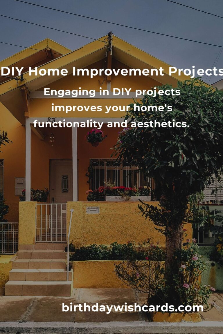 Transform Your Life with DIY Home Improvement Projects