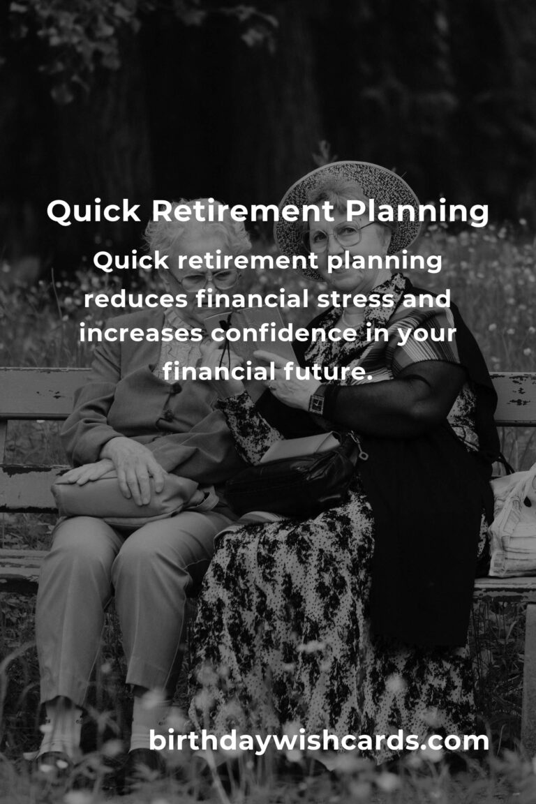 Transform Your Life with Quick Retirement Planning