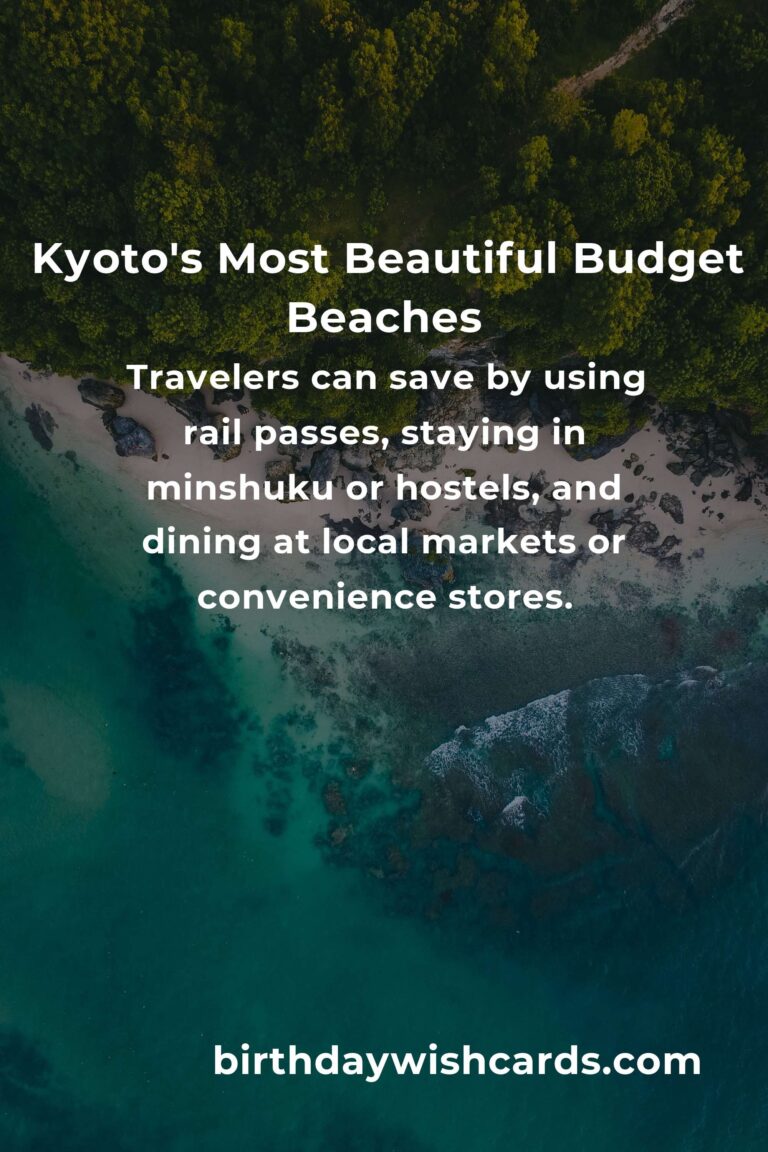 Ultimate Budget Guide to Beach Vacations in Kyoto: Enjoy Sun and Sea Without Breaking the Bank