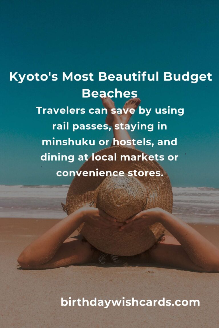 Ultimate Budget Guide to Beach Vacations in Kyoto: Enjoy Sun and Sea Without Breaking the Bank